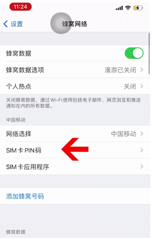 东方苹果14维修网分享如何给iPhone14的SIM卡设置密码 