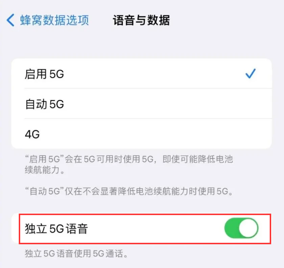 东方苹果14维修分享iPhone 14 Pro如何开启VoNR 